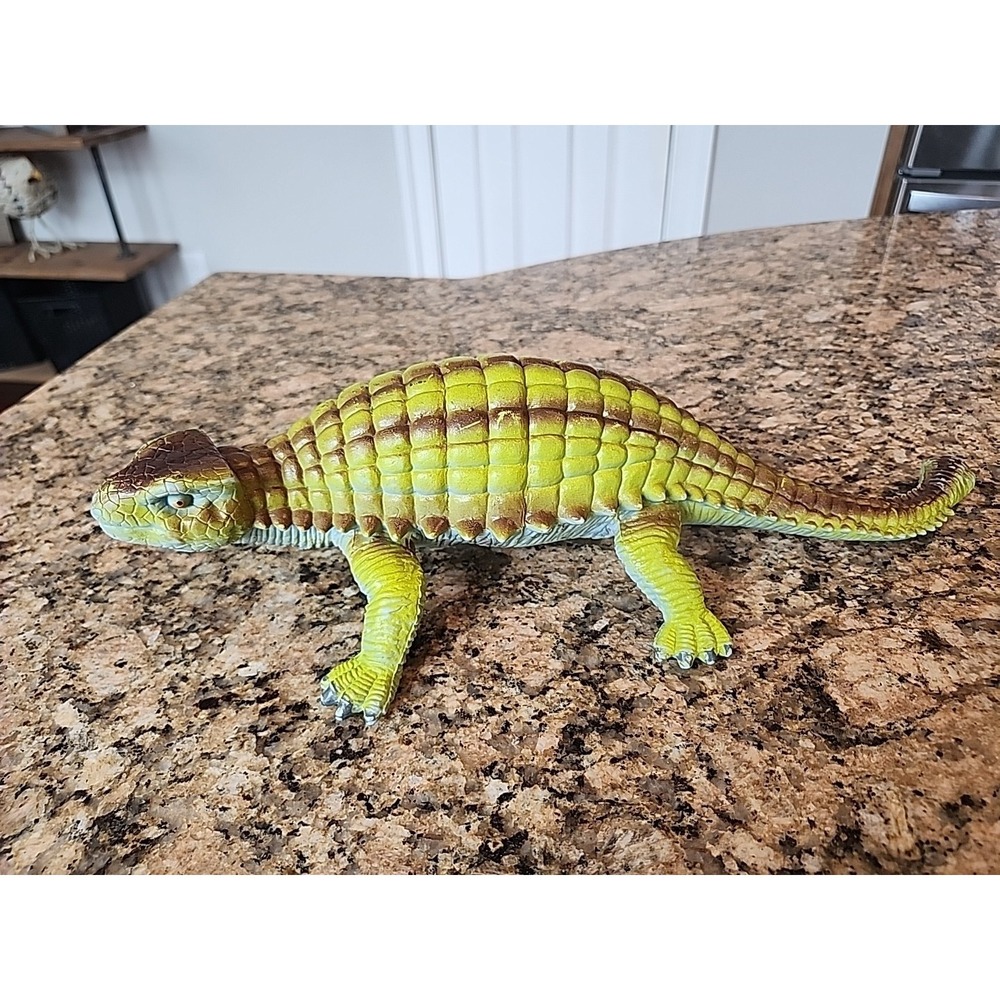 1980s Vintage Ankylosaurus Dinosaur Figure - Green